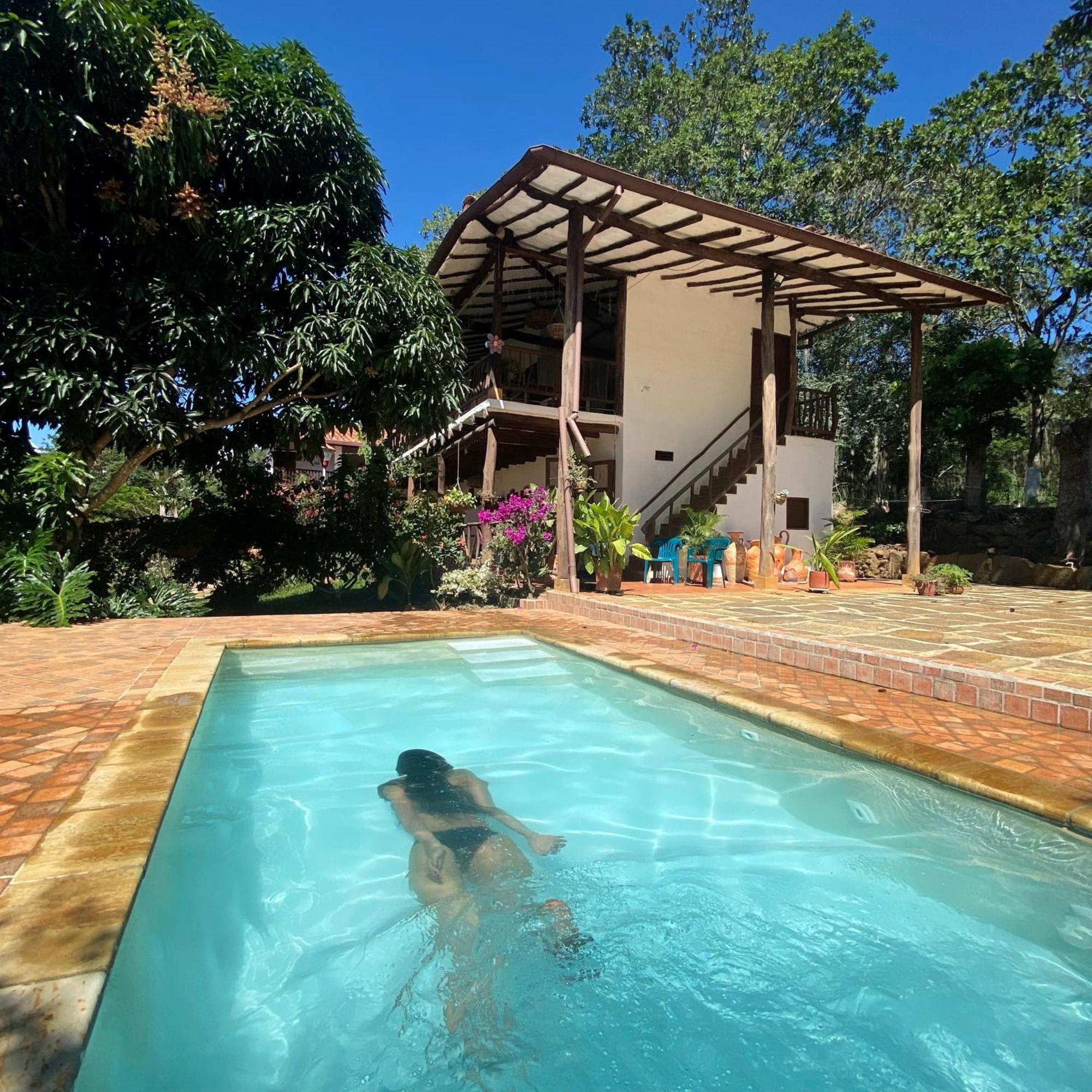 Hostal Villa San Rafael Barichara Ngoại thất bức ảnh